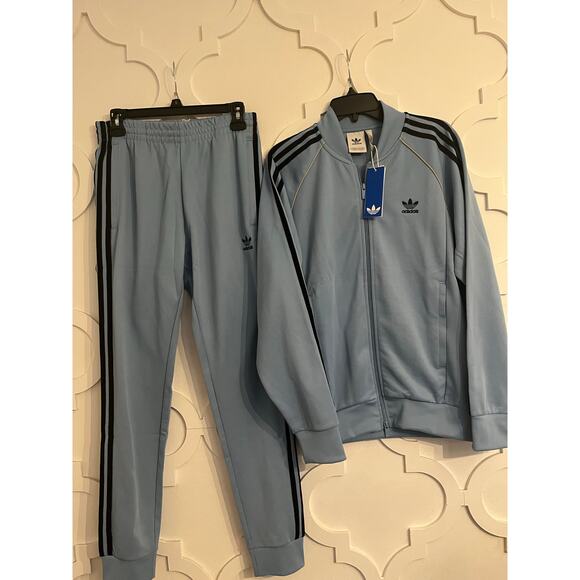 adidas Originals Other - NEW ADIDAS ORIGINALS Adicolor Men's Tracksuit Size Small Ash Blue/ Blue